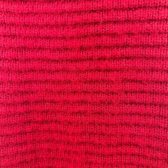 RARE Vintage I.Magnin Charlotte Sweater Coat Red Sz.M - Picture 7 of 8